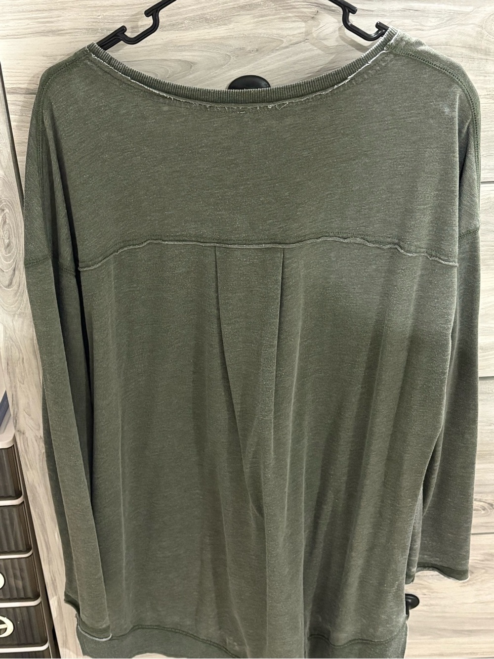 Z Supply Olive Green Long Sleeve Tunic Top